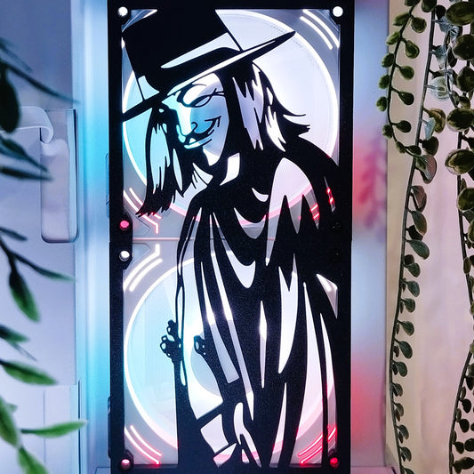 V for Vendetta 240, 120mm Fan Kapağı – Oyuncu Pc Masaüstü Bilgisayar Kasa Aksesuarı - Gaming Pc