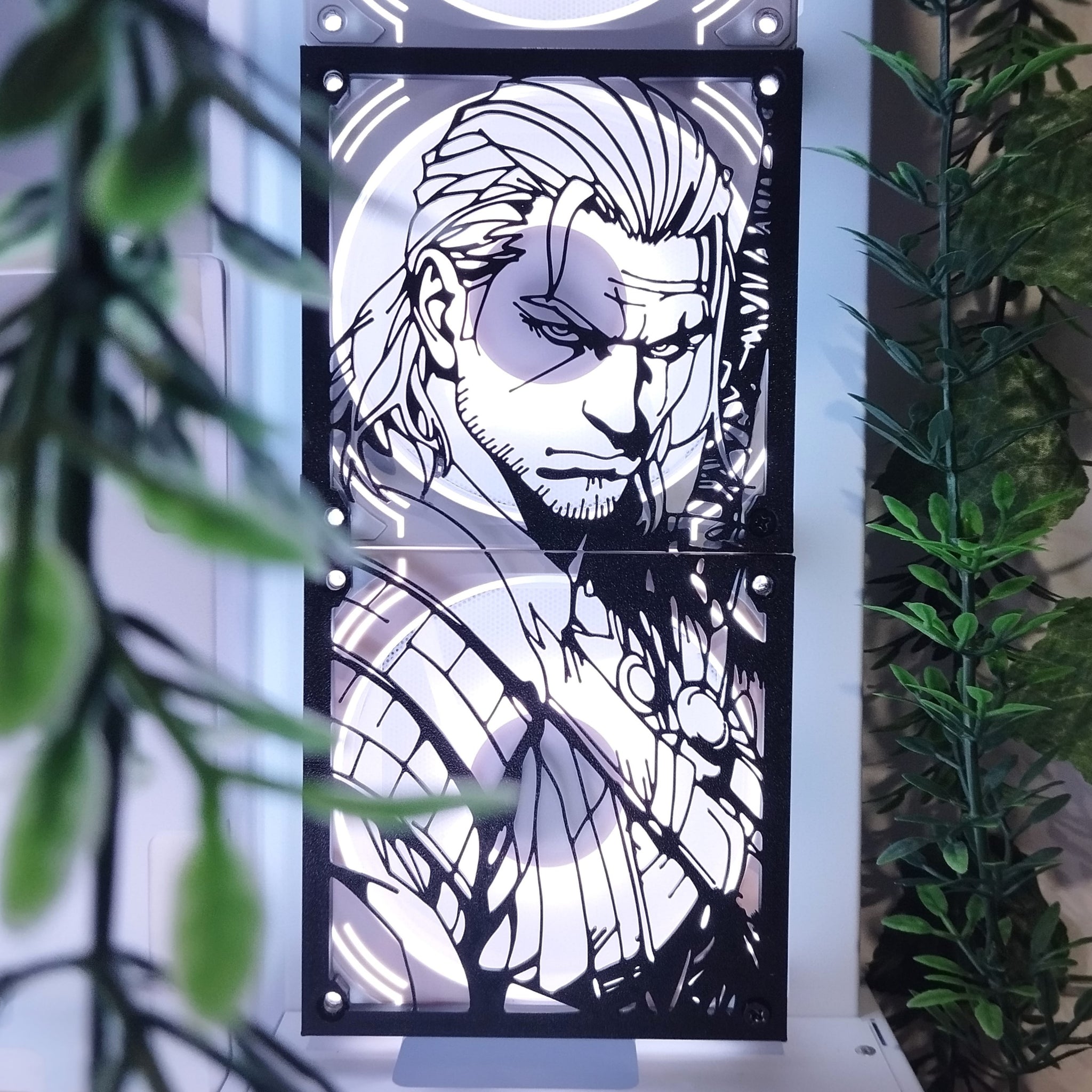 Witcher 240, 120mm Fan Kapağı – Oyuncu Pc Masaüstü Bilgisayar Kasa Aksesuarı - Gaming Pc