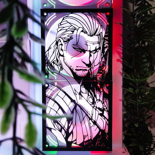 Witcher 240, 120mm Fan Kapağı – Oyuncu Pc Masaüstü Bilgisayar Kasa Aksesuarı - Gaming Pc