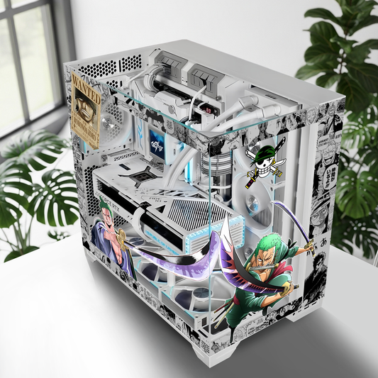 Zoro Temalı PC Kasa Sticker | Gaming PC İçin Özel Kasa Kaplaması | Bilgisayar Kasası İçin